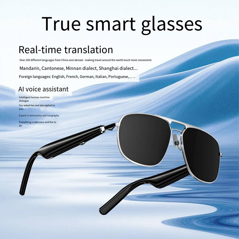 Smart Glasses Manufacturer - G01 HD Call Noise-cancelling Microphone Free Hands