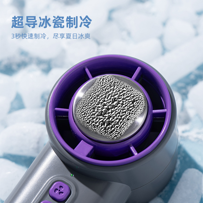 Fan Manufacturer - 2025 Cross-border Digital Display Handheld High-speed Clip Desk