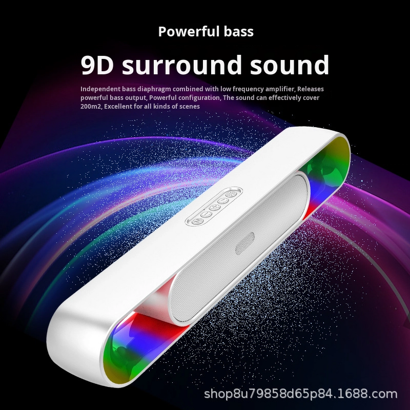 Speaker Manufacturer - 2025 Bluetooth RGB LED High Power Stereo IPX7 Desktop