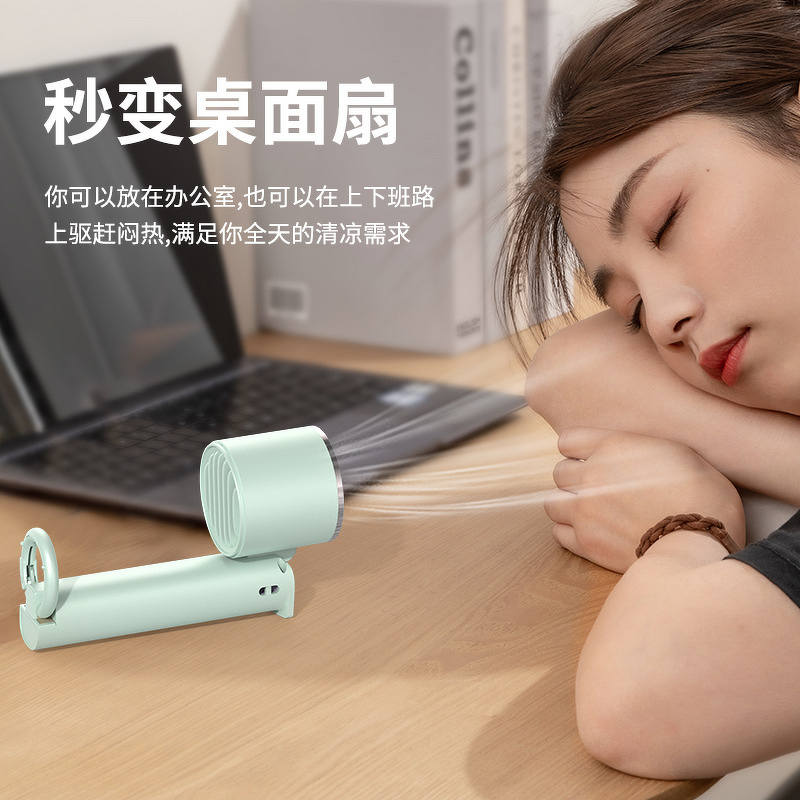 Fan Manufacturer - 2025 Handheld Portable Neck Strap Clip Folding Desktop