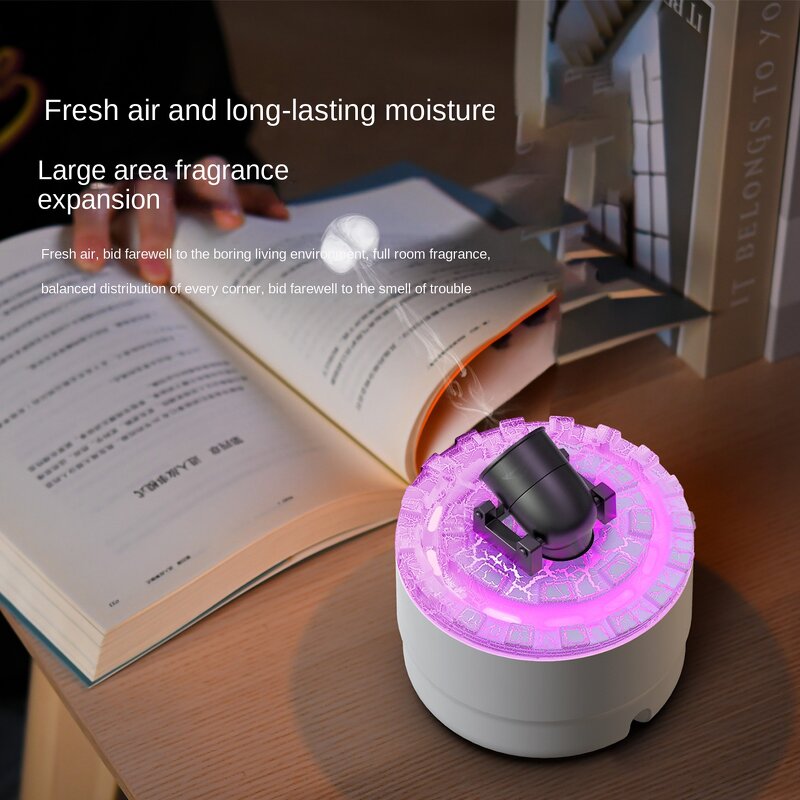 Diffuser Manufacturer - Creative Cannon Smoke Ring Colorful Atmosphere Night Light