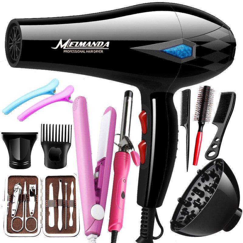 Hair Dryer Manufacturer - 12pcs 1200w Negative Ionic 3 Heat Cool Settings Travel