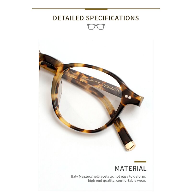 Eyeglasses Frames Manufacturer - OMELLE New High-end Anti Blue Light Fashion Elegant Transparent Optical
