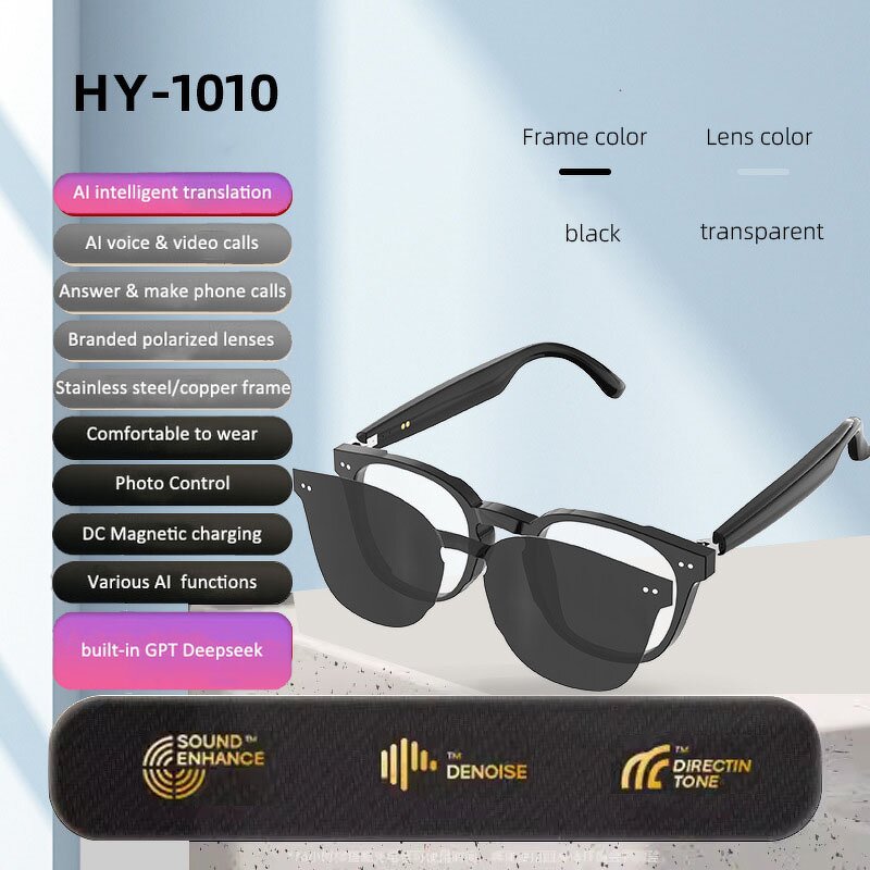 Smart Sunglasses Manufacturer - Chat GPT Glasses 2025 Bluetooth Wireless Magnetic AI