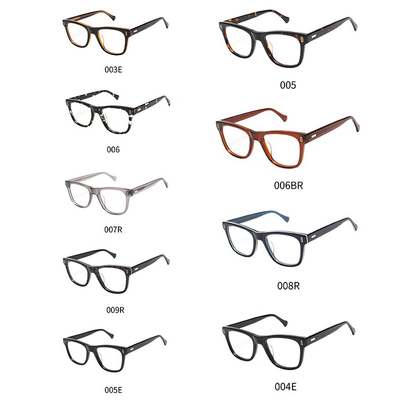 Computer Sunglasses Manufacturer - Blue-Light Filter Acetate Frame Clear Demo UV400 Lightweight Anti-Glare for Gift Office