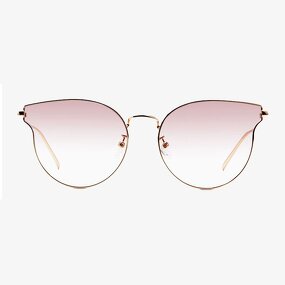 Sunglasses Manufacturer - 2025 Hot Sell Gafas De Sol Gold Metal Large Oversized Big Frame for Women