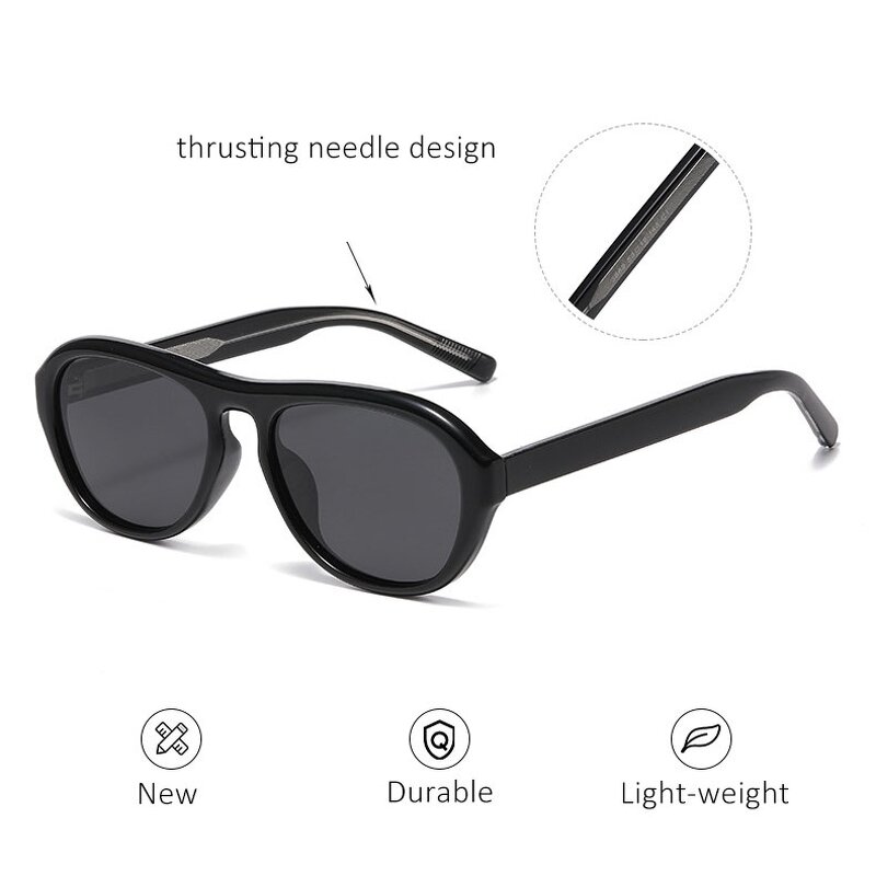 Sunglasses Manufacturer - Omelle Latest Custom Logo Wholesale Unisex Stylish Classic Vintage Retro Acetate