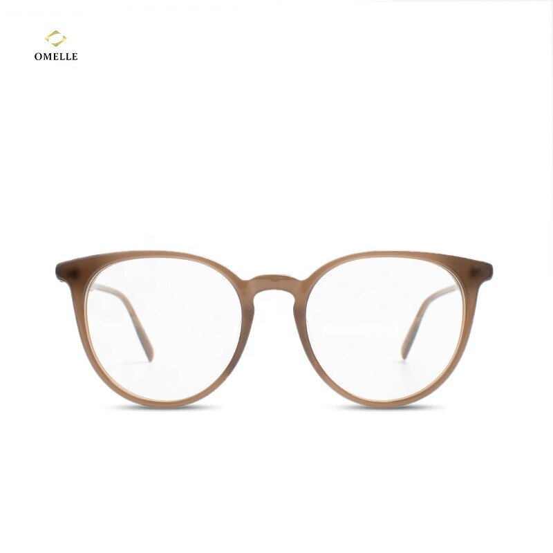 Spectacle Frames Manufacturer - Stylish Computer Unisex Acetate Round Design Optical