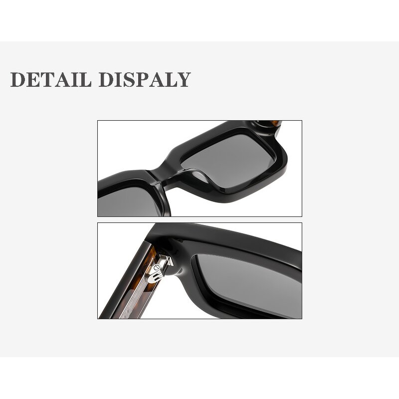 Sunglasses Manufacturer - Omelle Women's Trendy Blue Acetate HD Nylon Lenses Large Square Polarized Tac Material