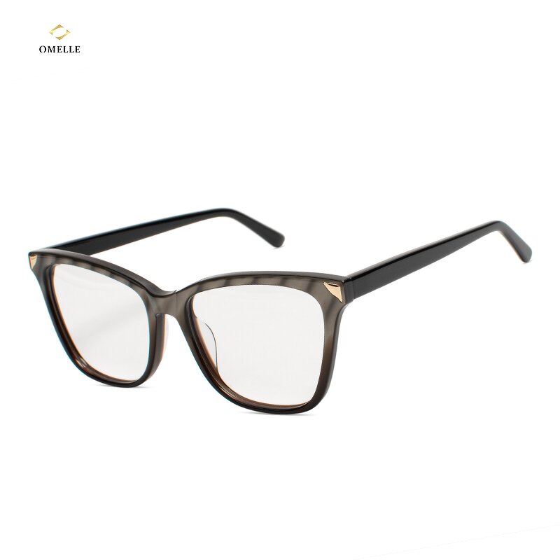 Optical Frame Manufacturer - Omelle Italy Design Mazzucchelli Acetate Women Anti Blue Light Computer