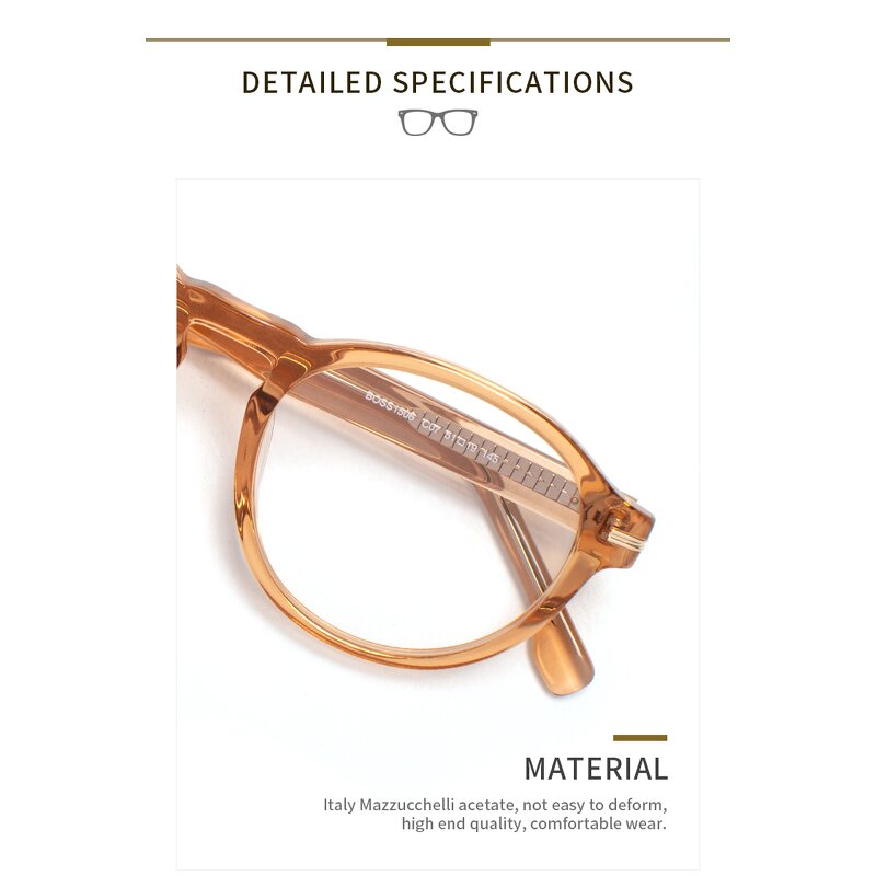 Eyeglass Frames Manufacturer - 2024 Mazzucchelli Acetate Unisex Solid Pattern Classic for Young Girls