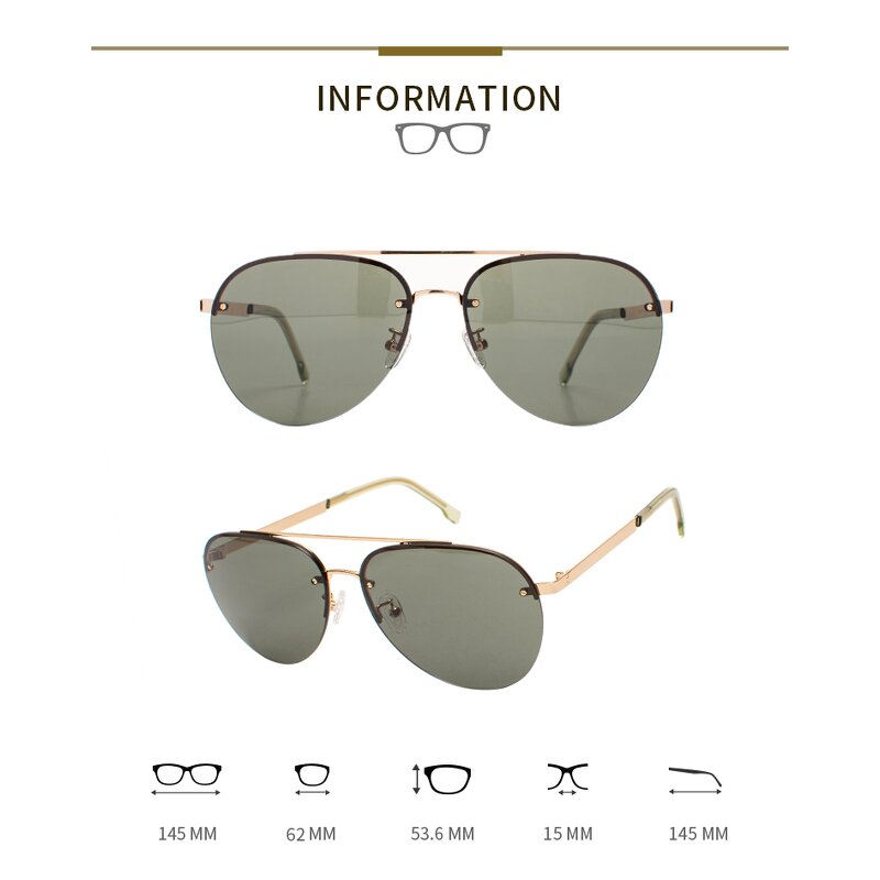 Sunglasses Manufacturer - OMELLE BOSS1537 Unisex Polarized Fashion with UV400 Shield Gray TAC Tortoiseshell