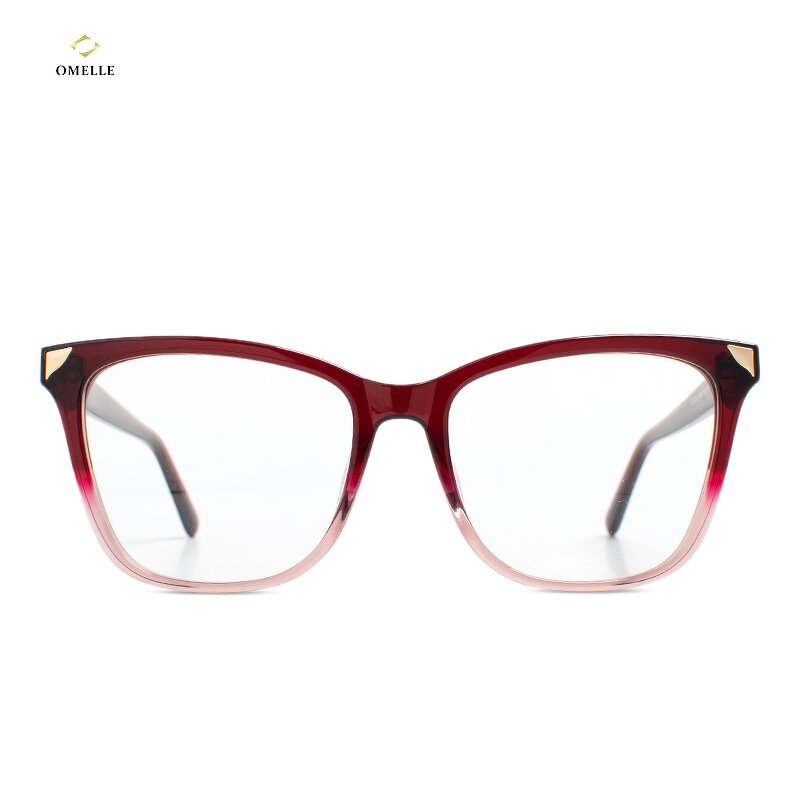 Optical Frame Manufacturer - Omelle Italy Design Mazzucchelli Acetate Women Anti Blue Light Computer