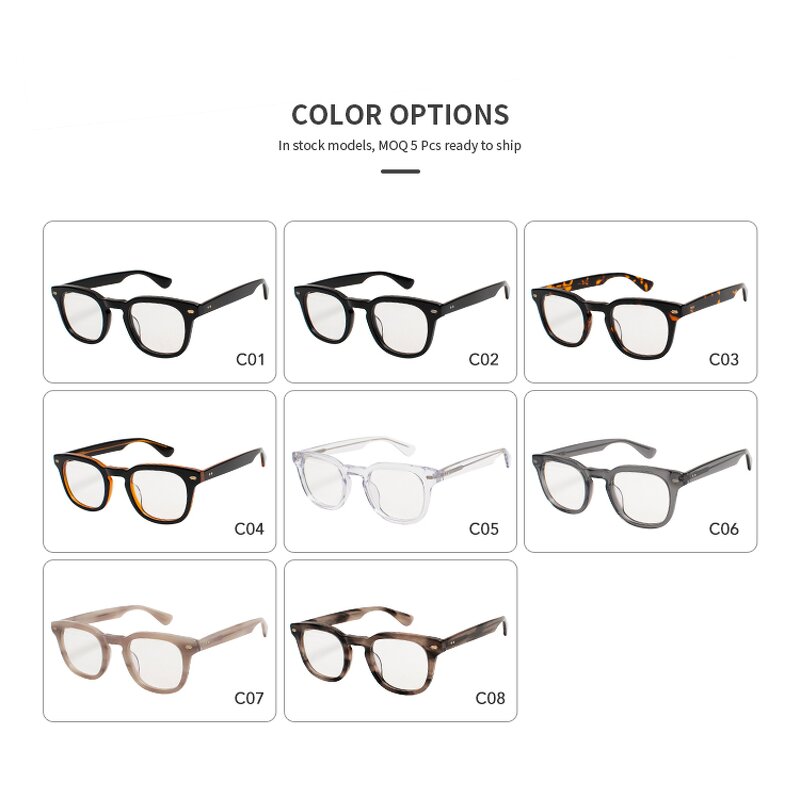 Optical Frames Manufacturer - Wholesale Handcrafted Acetate Vintage Elegant Customizable for Prescription Reading