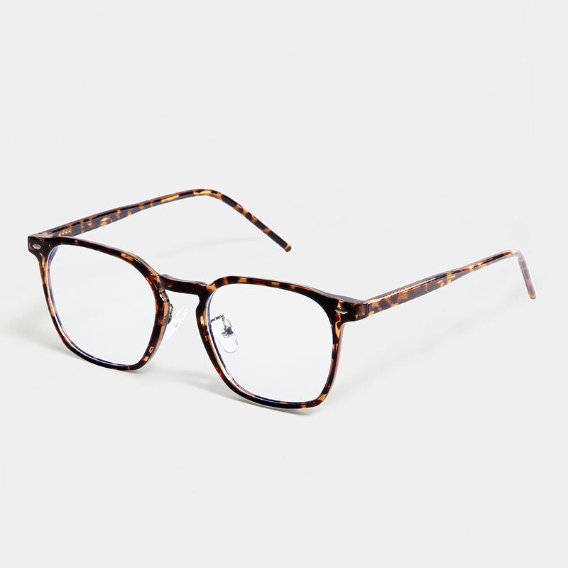 Computer Glasses Manufacturer - OMELLE Trendy Rectangle Anti-Blue Light TR90 Blue Ray Frame Men's