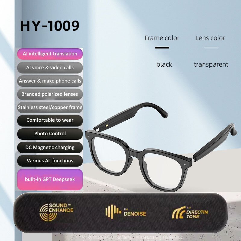 Smart AI Glasses Manufacturer - Translator Gafas Inteligentes with Chat Gpt and Bluetooth