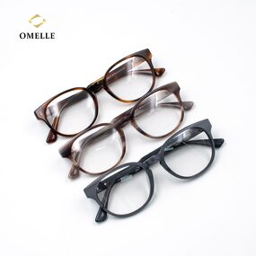 Eyeglasses Frames Manufacturer - Unisex Anti-Blue Ray Computer Gaming Round with Solid Pattern