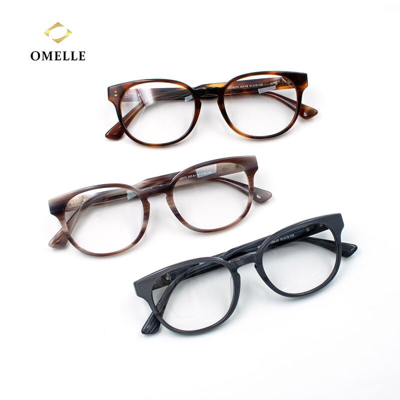 Eyeglasses Frames Manufacturer - Unisex Anti-Blue Ray Computer Gaming Round with Solid Pattern