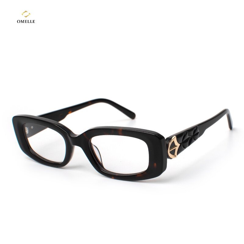 Glasses Frames Manufacturer - Eco Friendly Thick Black Plastic French Eyewear Brands Italy Design CE