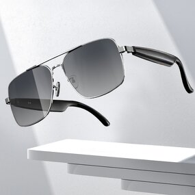 Smart Glasses Manufacturer - Omelle Built-in Bluetooth AI Translation Lentes Inteligentes Vintage Aviation for Men