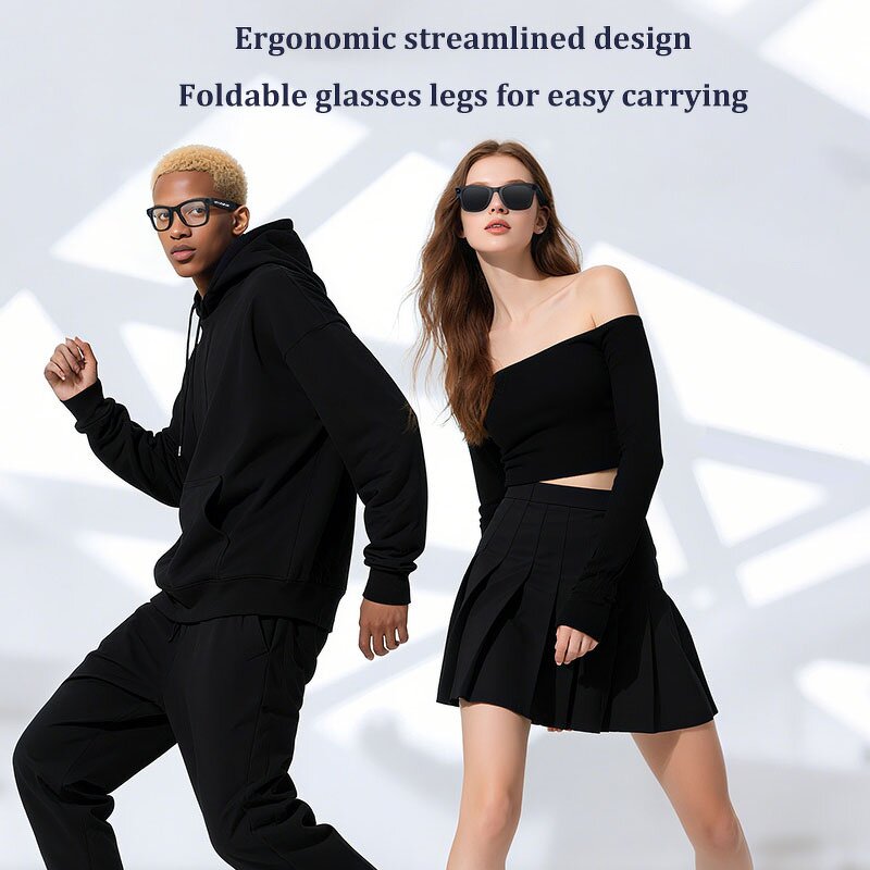 Smart Glasses Manufacturer - New Arrivals 2025 AI Camera with Chat Gpt AR Smart Glass Film 800W Pixel Camera