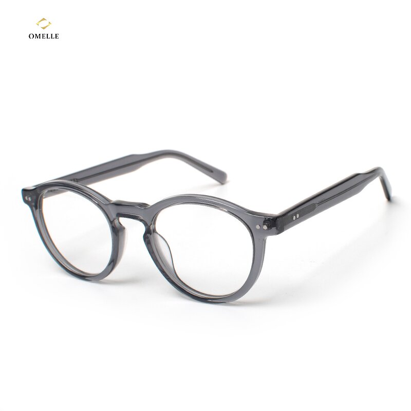 Glasses Frame Manufacturer - Omelle 2025 Latest Retro Acetate for Men Wholesale Customized Logo