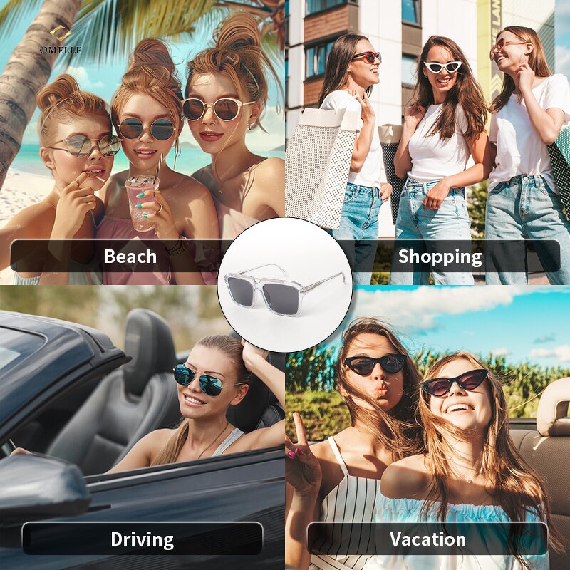 Sunglasses Manufacturer - Omelle Unisex Custom Logo Classic Retro for Men Women & OEM ODM