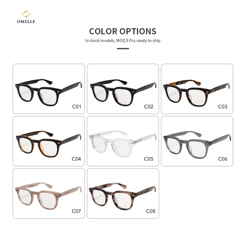 Optical Frames Manufacturer - Wholesale Handcrafted Acetate Vintage Elegant Customizable for Prescription Reading