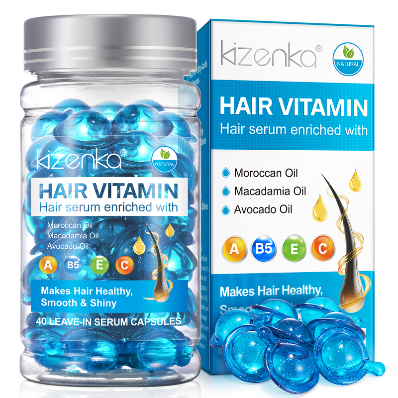 Hair Vitamin - Private Label Vitamin E Capsules Hair Loss Regrowth Oil Serum