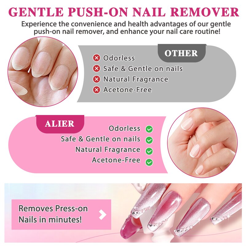 Nail Remover Serum - Wholesale Gentle Effective Press on Nail Glue Remover
