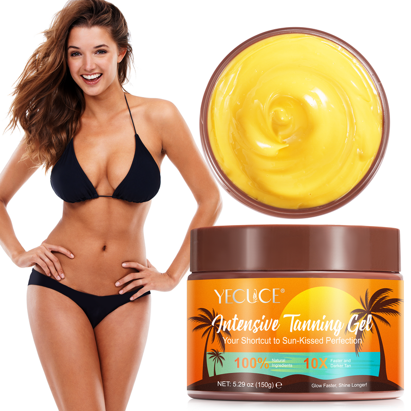 Tanning Gel Manufacturer - Private Label 150g Carrot Oil Intensive Long Lasting