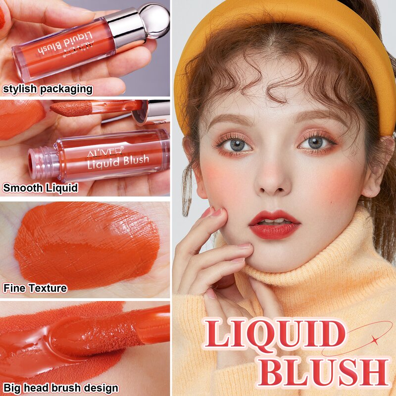 Blush Manufacturer - Wholesale Vegan Matte Dewy Cream 5 Colors Liquid Cheek Tint