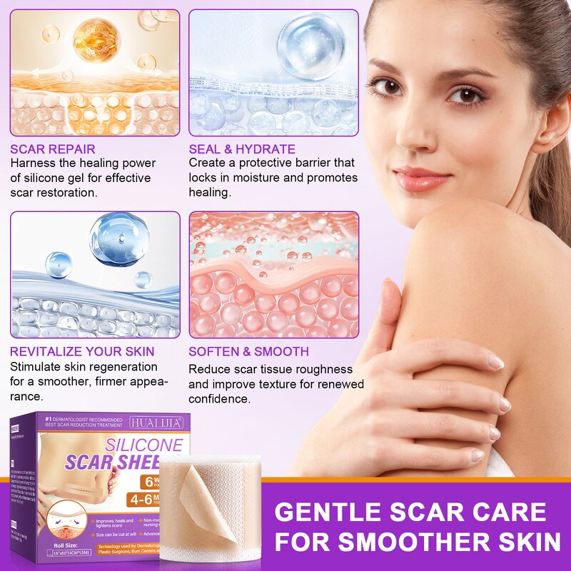 Scar Sheet Manufacturer - Silicone Waterproof Reusable Surgical C-Section Keloid