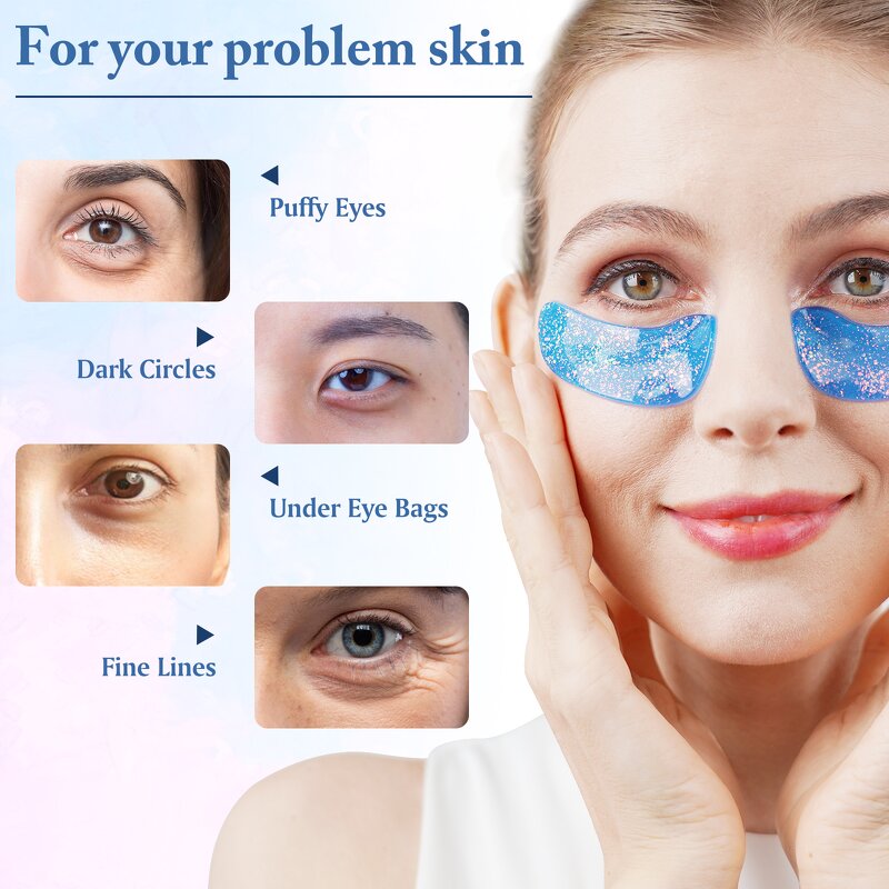Eye Mask Manufacturer - 18 Pairs Anti-Wrinkle Reduce Puffiness Disposable Custom