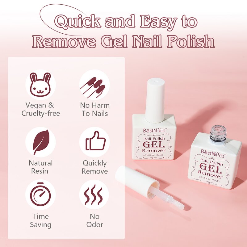 Nail Polish Remover - Private Label OEM Vegan Cruelty-Free Magic Gel Remover