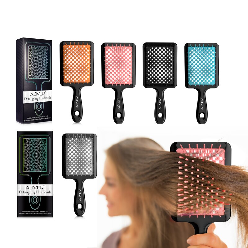 Hair Brush Manufacturer - 2024 Eco Friendly Wet Dry Vented Detangling Curly Hair