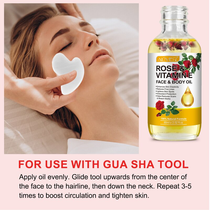 Rose Oil Manufacturer - Private Label Organic Vitamin E Skin Brightening Anti-Aging