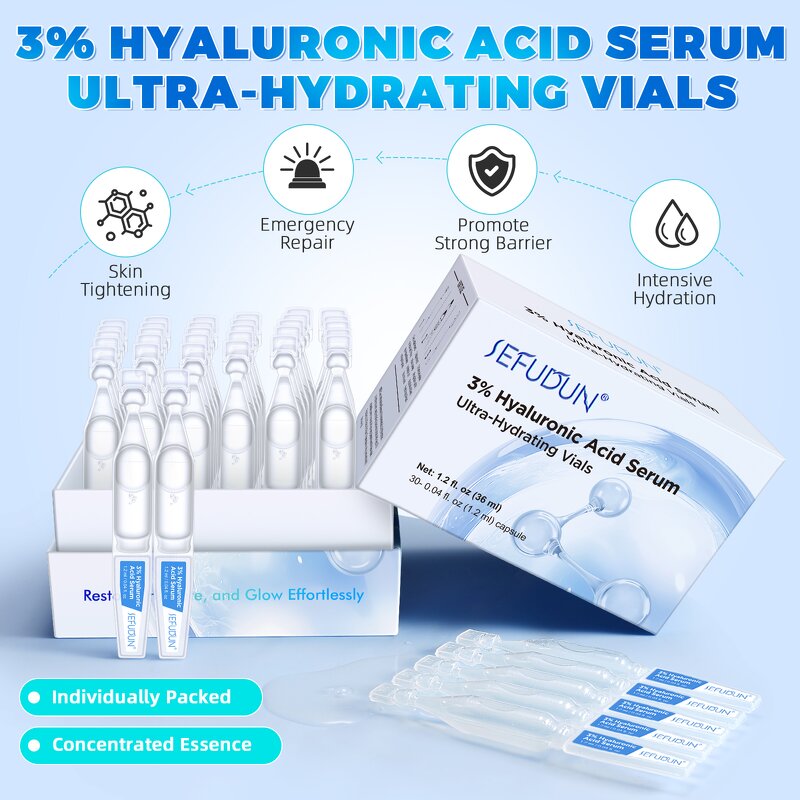 Serum Manufacturer - 3% Hyaluronic Acid 24H Moisturizing Anti Wrinkle Whitening