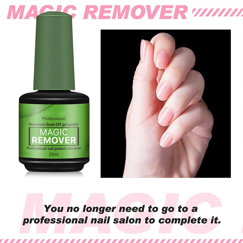 Nail Polish Remover - Private Label UV Gel Instant Burst Magic Liquid