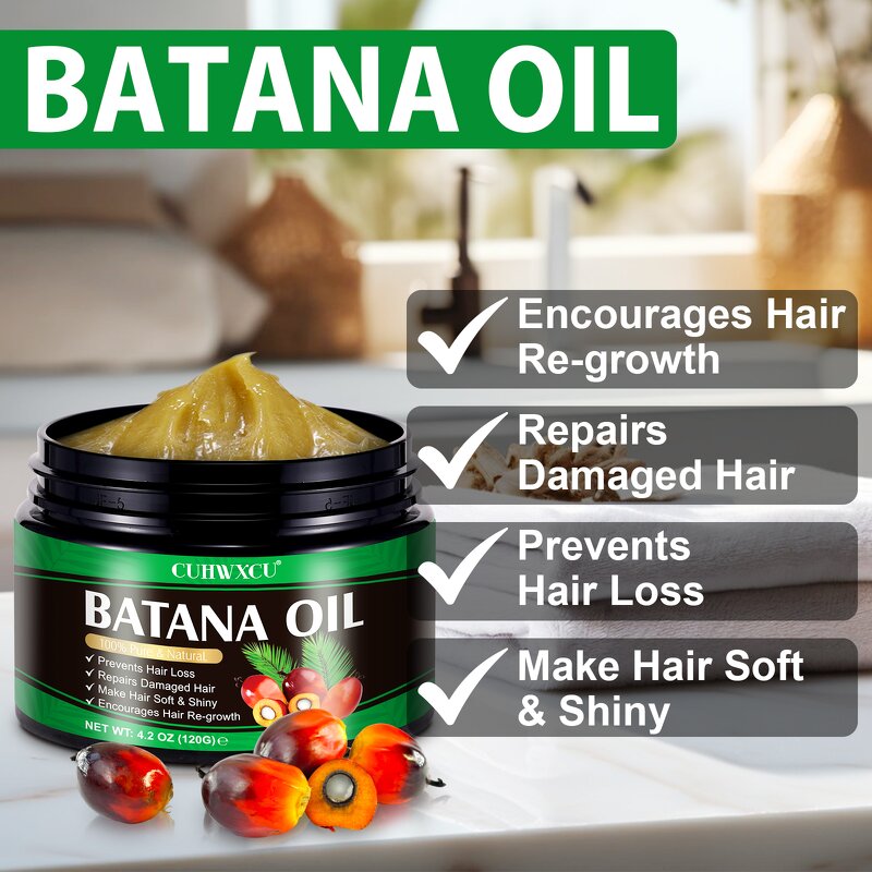 Batana Oil - 120g Pure Natural Raw Honduras Organic African Hair Growth