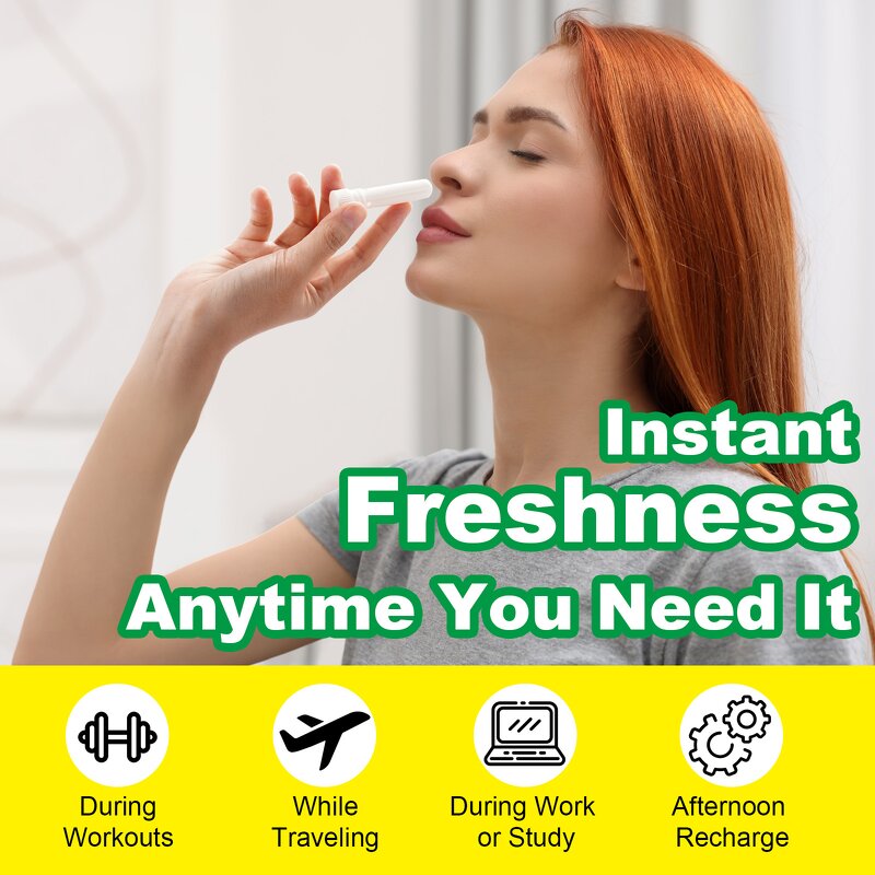 Nasal Inhale Stick - Private Label Natural Essential Oil Portable Breathing Easy