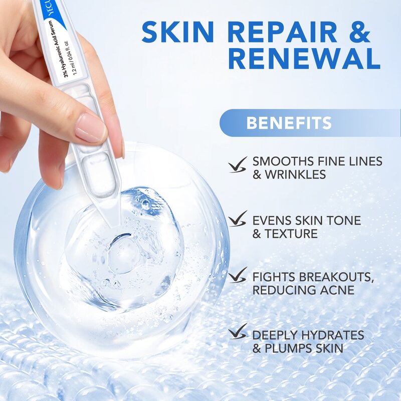 Serum Manufacturer - Ultra-Hydrating Vials 3% Hyaluronic Acid Single-use Capsule