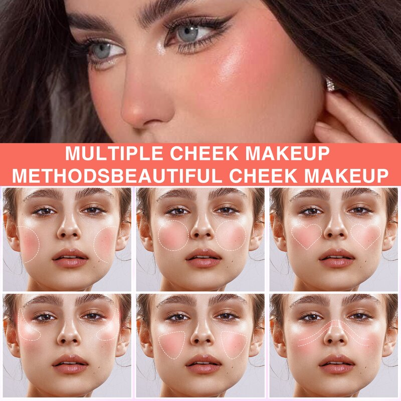 Blush Manufacturer - Wholesale Vegan Matte Dewy Cream 5 Colors Liquid Cheek Tint