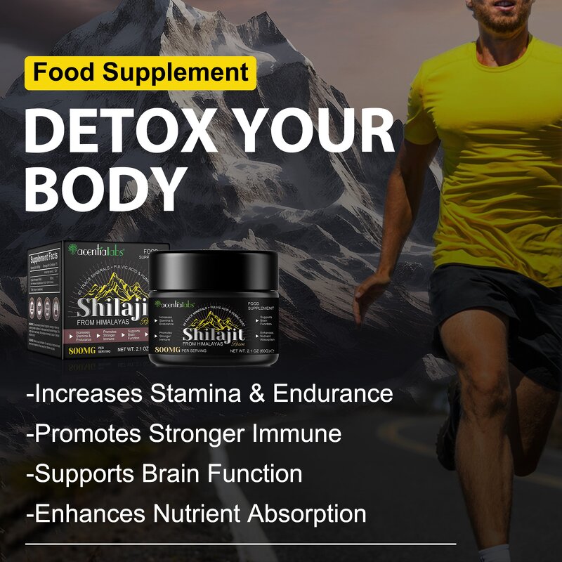 Shilajit Resin - Wholesale 60g Black Gold Grade 100% Pure 85 Trace Minerals