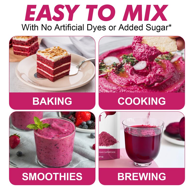 Beet Root Powder - Ready Stock 100% Pure Organic Spray Dried Extract Supplement