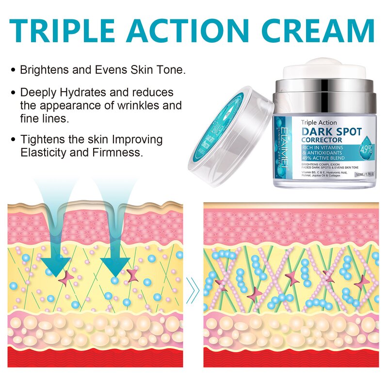 Night Cream Manufacturer - Whitening Freckle Dark Spot Remover Brightening Moisturizer