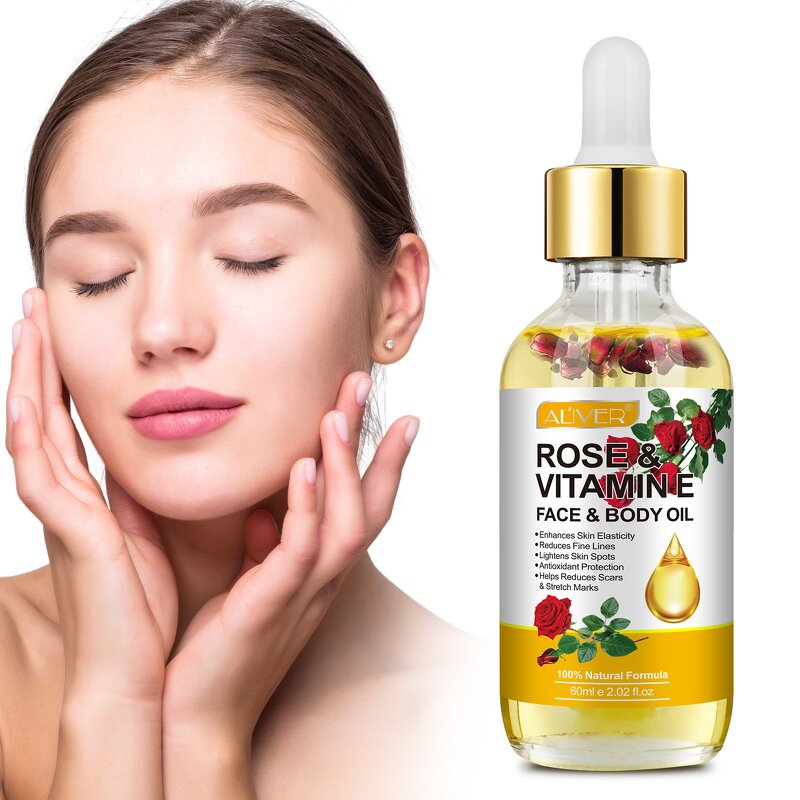 Rose Oil Manufacturer - Private Label Organic Vitamin E Skin Brightening Anti-Aging