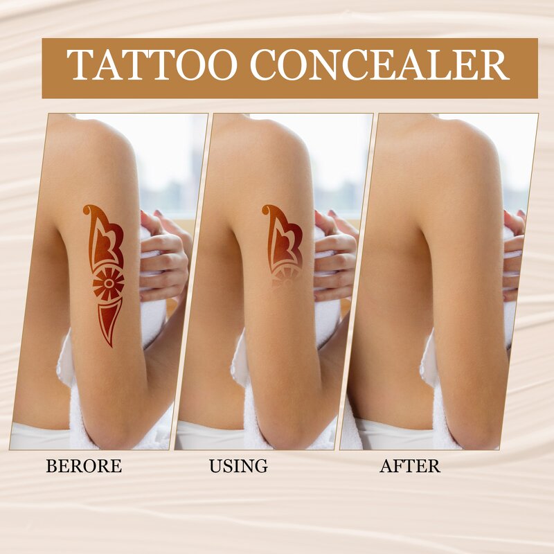 Concealer Cream - Invisible Tattoo Scar Birthmark Stretch Long Lasting Waterproof