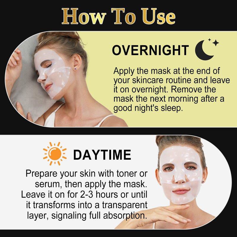 Face Mask Manufacturer - Private Label Snail Mucin Collagen Hydrogel Glass Glow