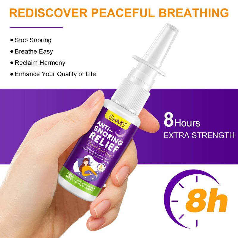 Anti Snoring Spray - Wholesale Natural Throat Breathing Relief Nasal Mist for Men Women